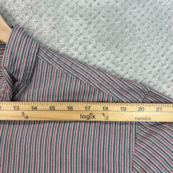 Mens Casual Shirt 100% Cotton Long Sleeve Button Down Collar Old Navy Sz Large - Picture 11 of 14